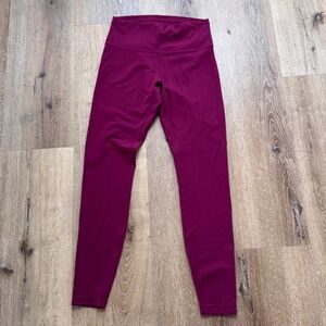 GUC - Lululemon Wunder Train High-Rise Tight 28" - Deep Luxe - Size 10